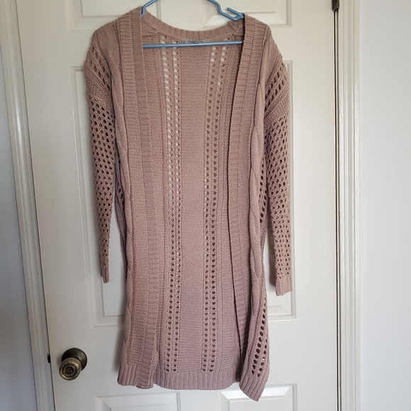 Beige duster sweater - Picture 1 of 5
